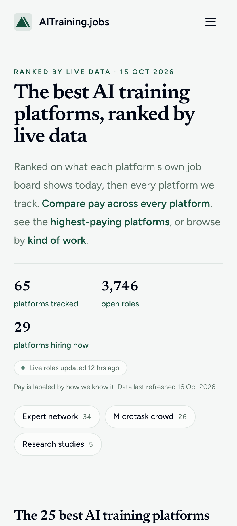 AITraining.jobs screenshot